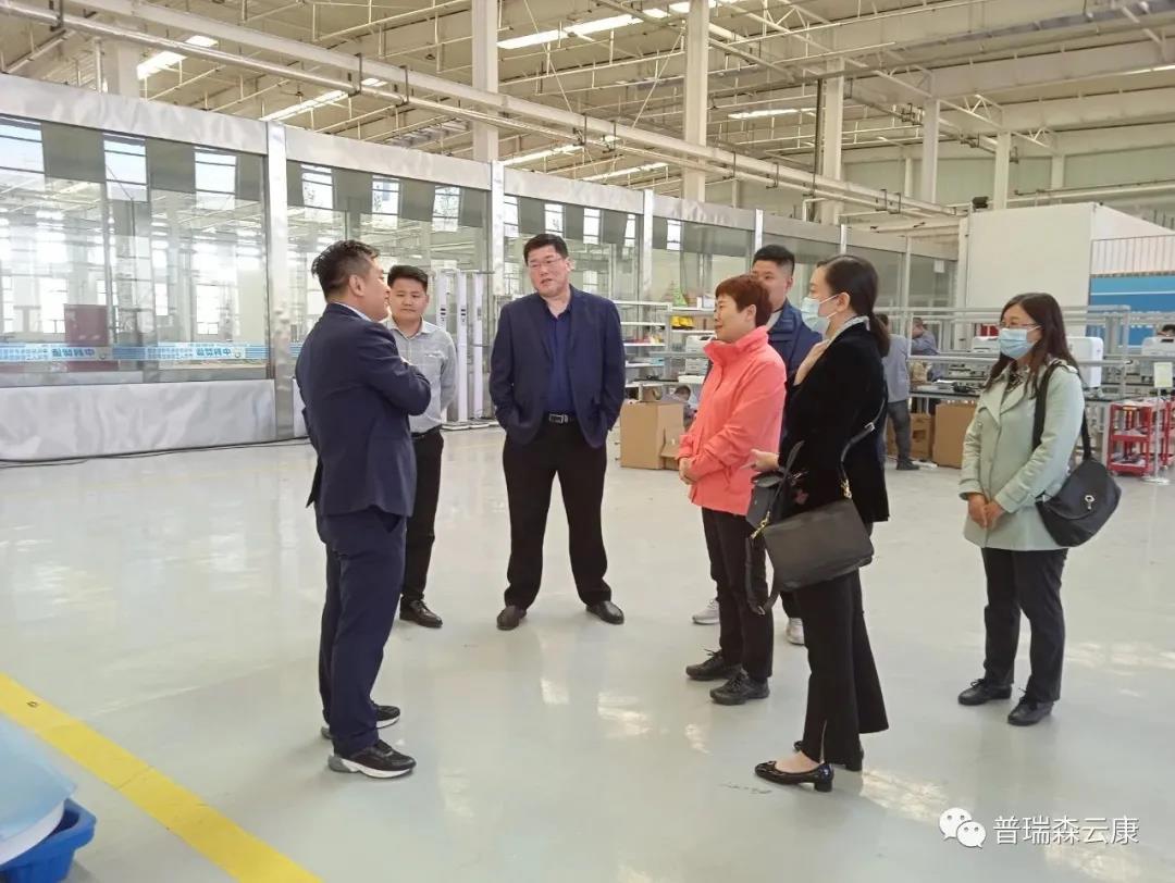 “鄭大一附院”領導蒞臨普瑞森參觀考察,醫療健康平臺再獲肯定